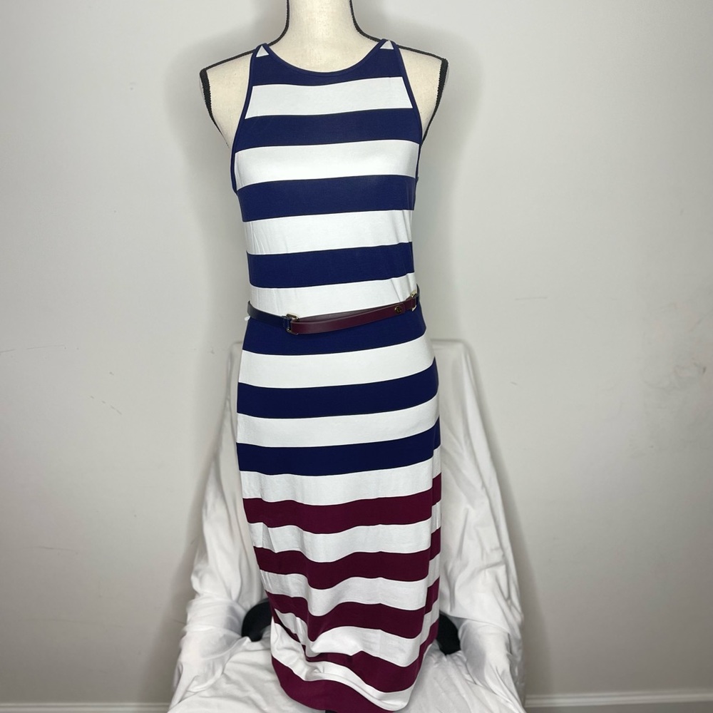 Ted Baker Striped Maxi Dress Size 6 (Ted Size 2)
